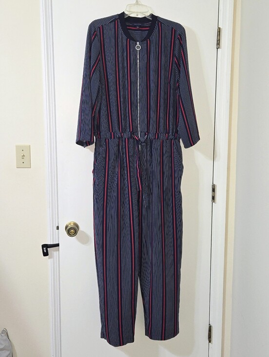 Tommy Hilfiger Pants - Tommy Hilfiger Women's XL Striped Jumpsuit